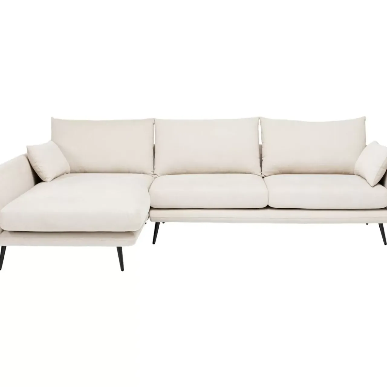 Sofas & Couches|KARE Design Ecksofa Amalfi Links Creme 275Cm
