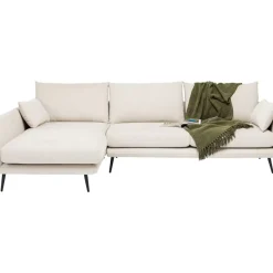 Sofas & Couches|KARE Design Ecksofa Amalfi Links Creme 275Cm