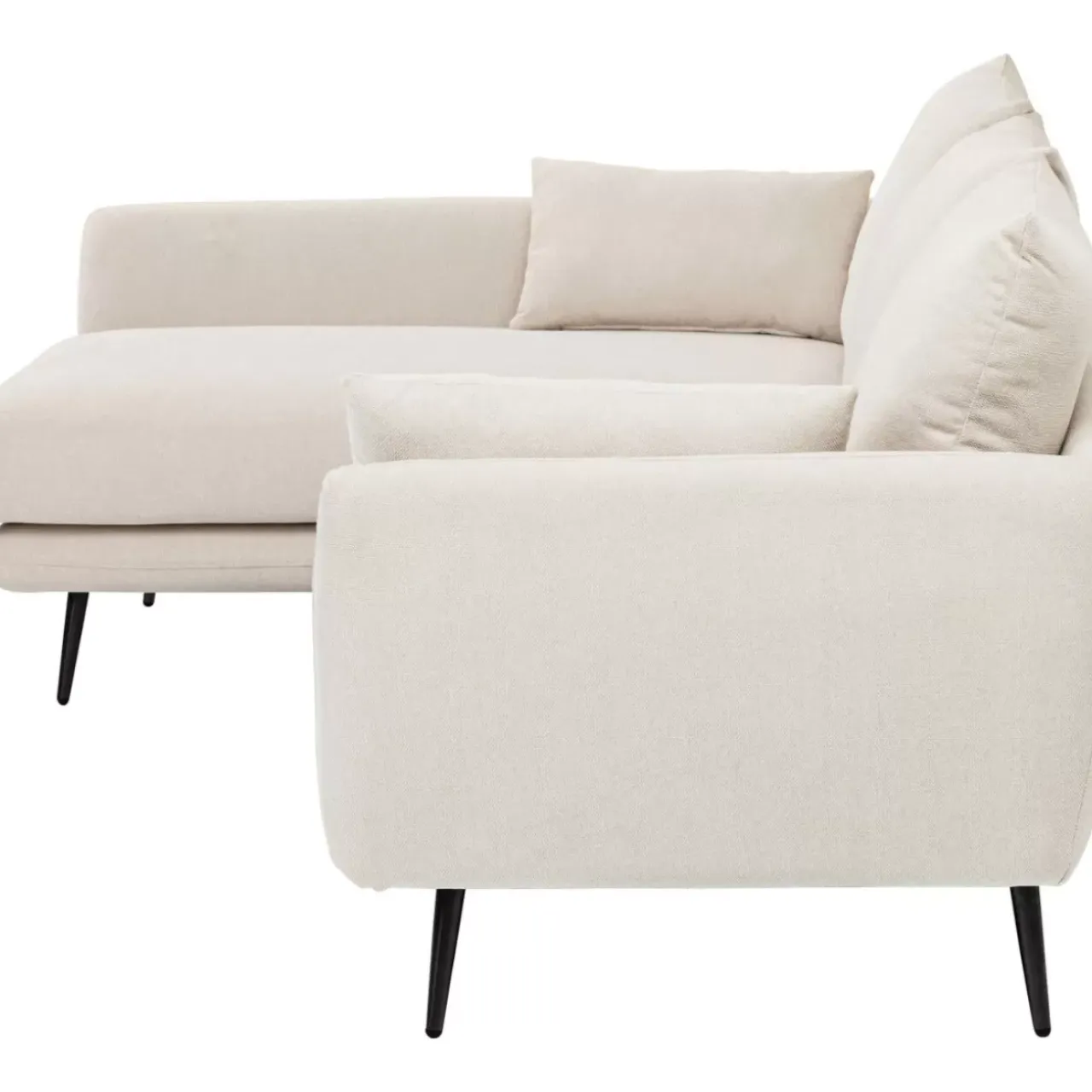 Sofas & Couches|KARE Design Ecksofa Amalfi Links Creme 275Cm