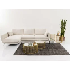 Sofas & Couches|KARE Design Ecksofa Amalfi Links Creme 275Cm