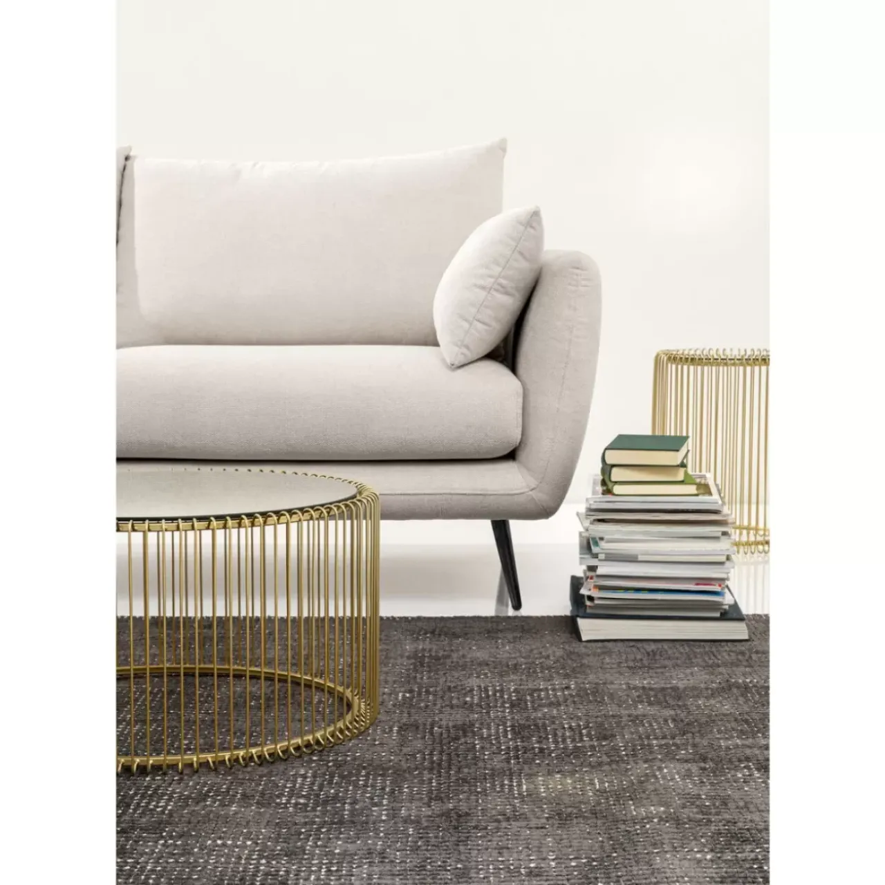 Sofas & Couches|KARE Design Ecksofa Amalfi Links Creme 275Cm
