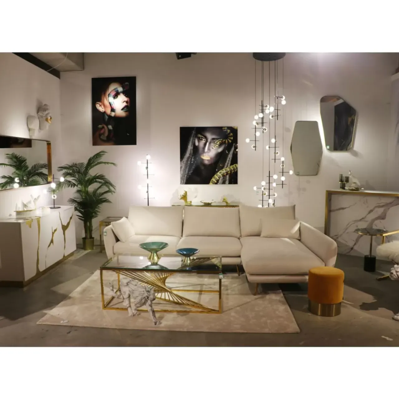 Sofas & Couches|KARE Design Ecksofa Amalfi Rechts Creme 275Cm