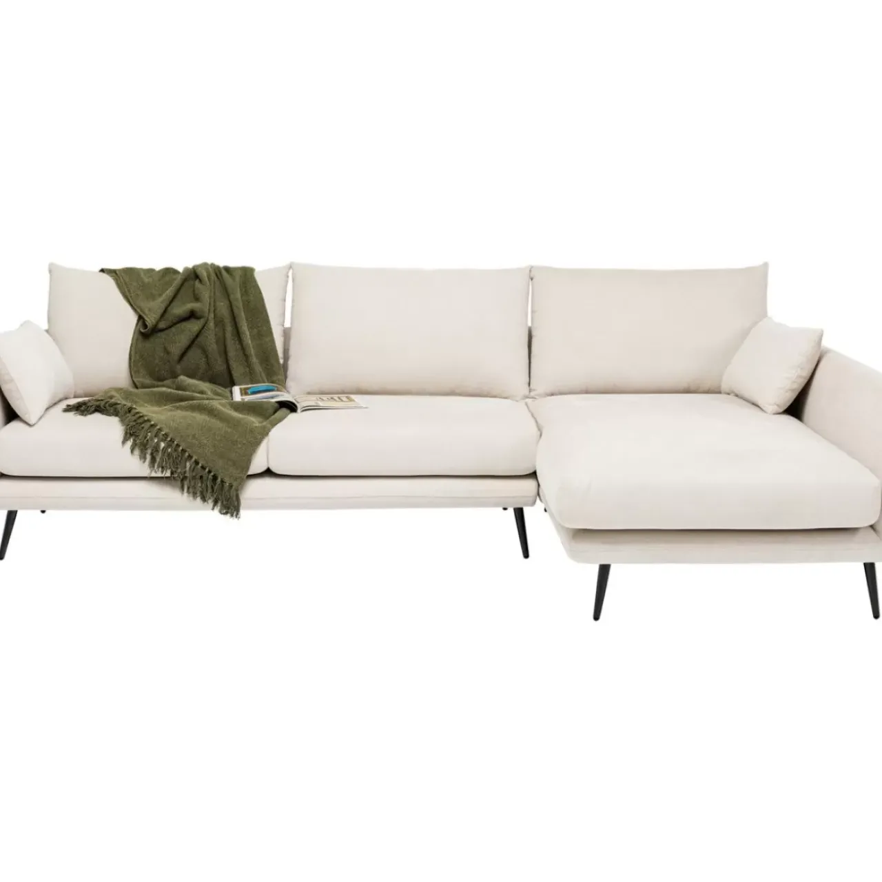Sofas & Couches|KARE Design Ecksofa Amalfi Rechts Creme 275Cm