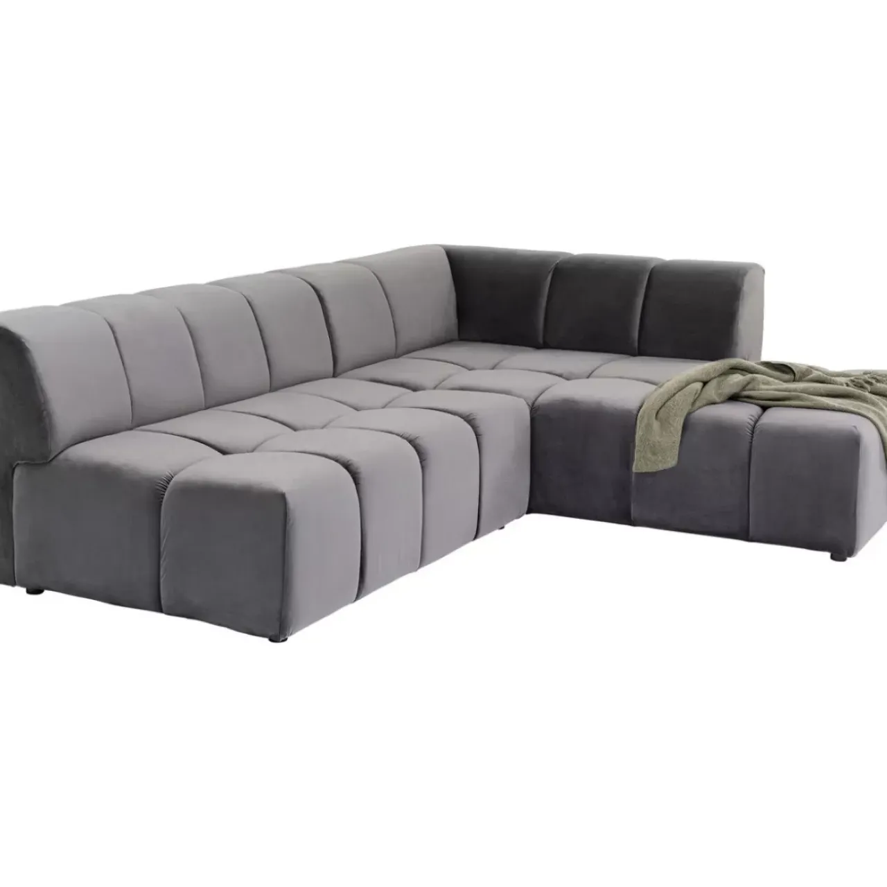 Sofas & Couches|KARE Design Ecksofa Belami Grau Rechts