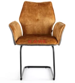 Stühle|KARE Design Freischwinger Brego Senf