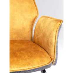 Stühle|KARE Design Freischwinger Brego Senf