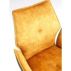 Stühle|KARE Design Freischwinger Brego Senf