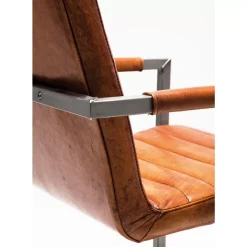 Stühle|KARE Design Freischwinger Riffle Buffalo Brown