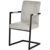 Stühle|KARE Design Freischwinger Thamos Beige
