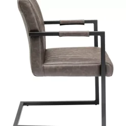Stühle|KARE Design Freischwinger Thamos Braun