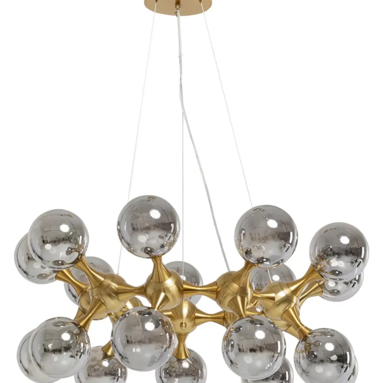 Hängeleuchten|KARE Design Hangeleuchte Atomic Balls Brass O74Cm