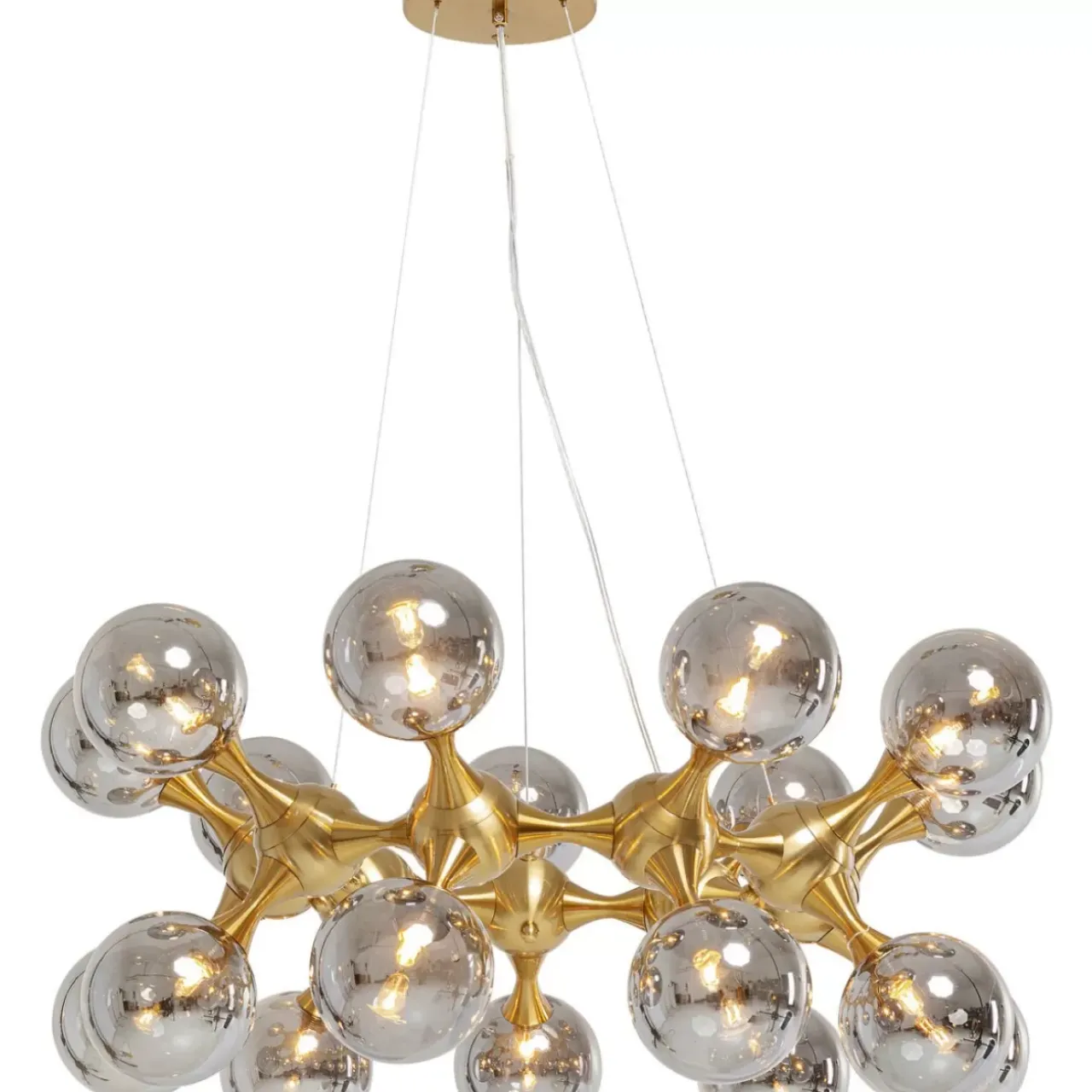 Hängeleuchten|KARE Design Hangeleuchte Atomic Balls Brass O74Cm