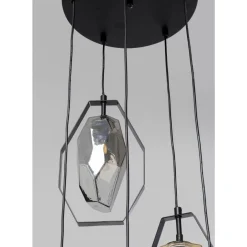 Hängeleuchten|KARE Design Hangeleuchte Diamond Fever Spiral Schwarz O42Cm