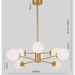 Hängeleuchten|KARE Design Hangeleuchte Heavenly Gold O98Cm