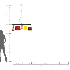 Hängeleuchten|KARE Design Hangeleuchte Parecchi Colore 100Cm