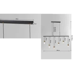 Hängeleuchten|KARE Design Hangeleuchte Pole Black Six