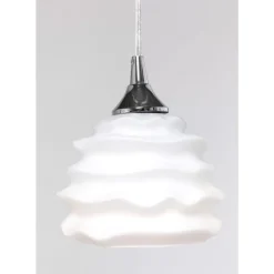 Hängeleuchten|KARE Design Hangeleuchte Ruffle Dining Weis