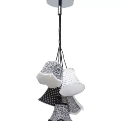 Hängeleuchten|KARE Design Hangeleuchte Saloon Ornament B&W 5Er