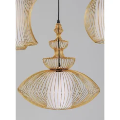 Hängeleuchten|KARE Design Hangeleuchte Swing Iron Tre Gold