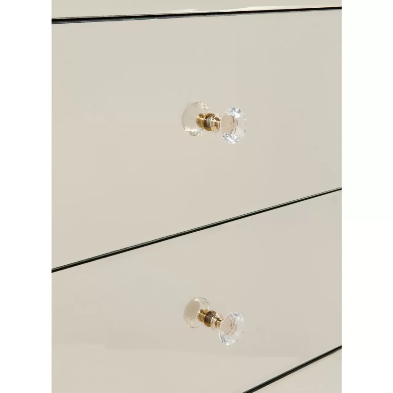 Kommoden & Sideboards|KARE Design Hochkommode Luxury Champagne 5 Schube