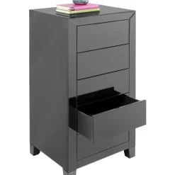 Kommoden & Sideboards|KARE Design Hochkommode Luxury Push 5 Schube Grau