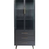 Regale|KARE Design Hochschrank La Gomera 2 Turen 3 Schube
