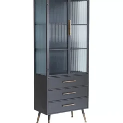 Regale|KARE Design Hochschrank La Gomera 2 Turen 3 Schube