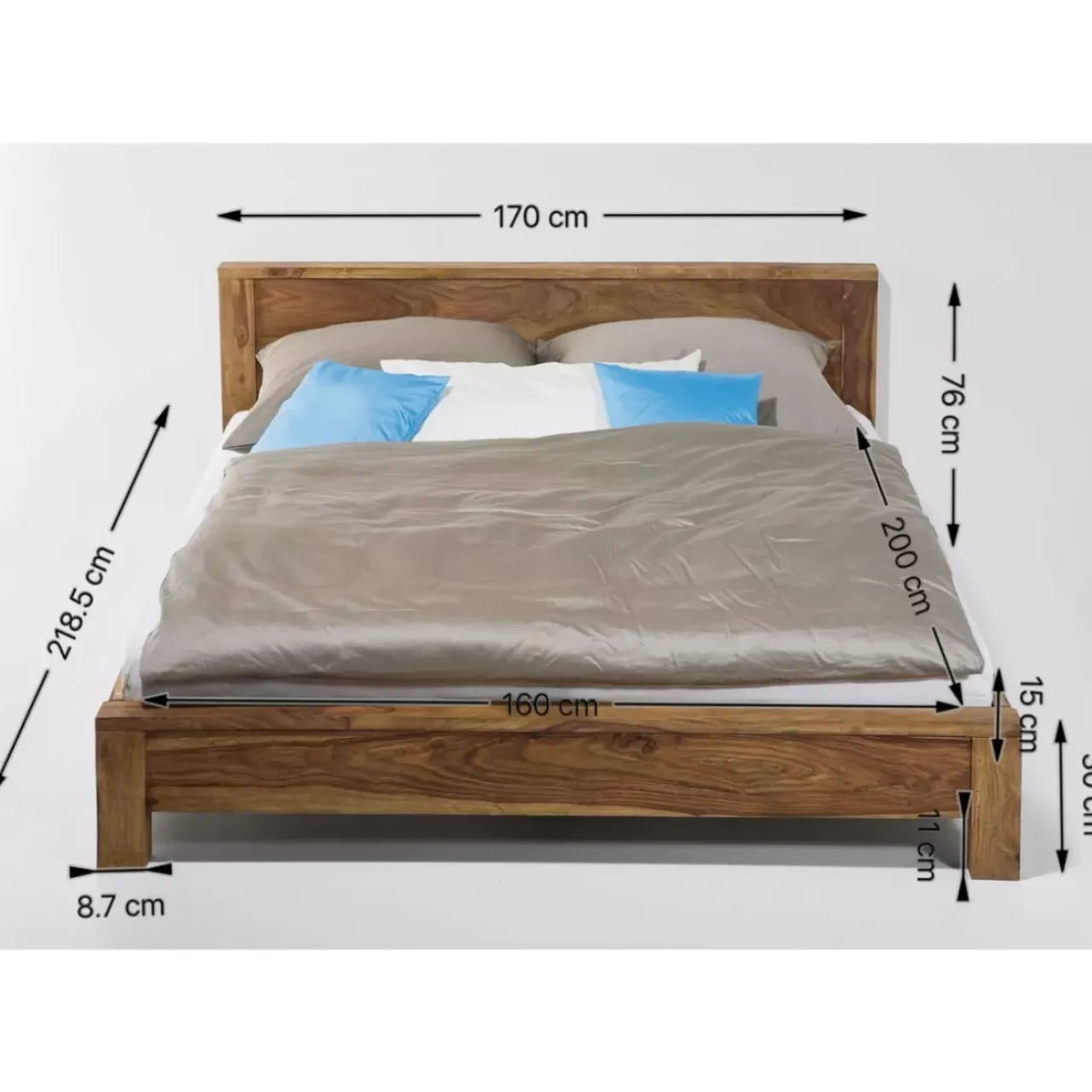 Betten|KARE Design Holzbett Authentico 160X200Cm
