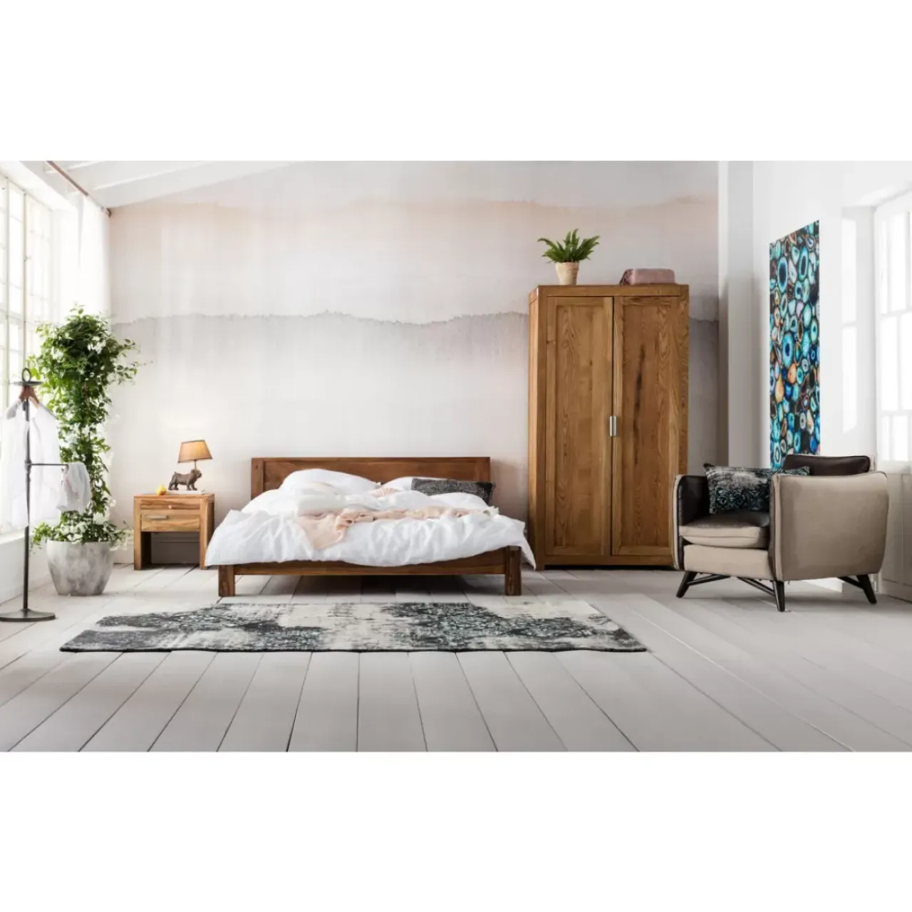 Betten|KARE Design Holzbett Authentico 160X200Cm