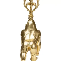 Kerzenständer & Laternen|KARE Design Kerzenständer Gorilla Gold