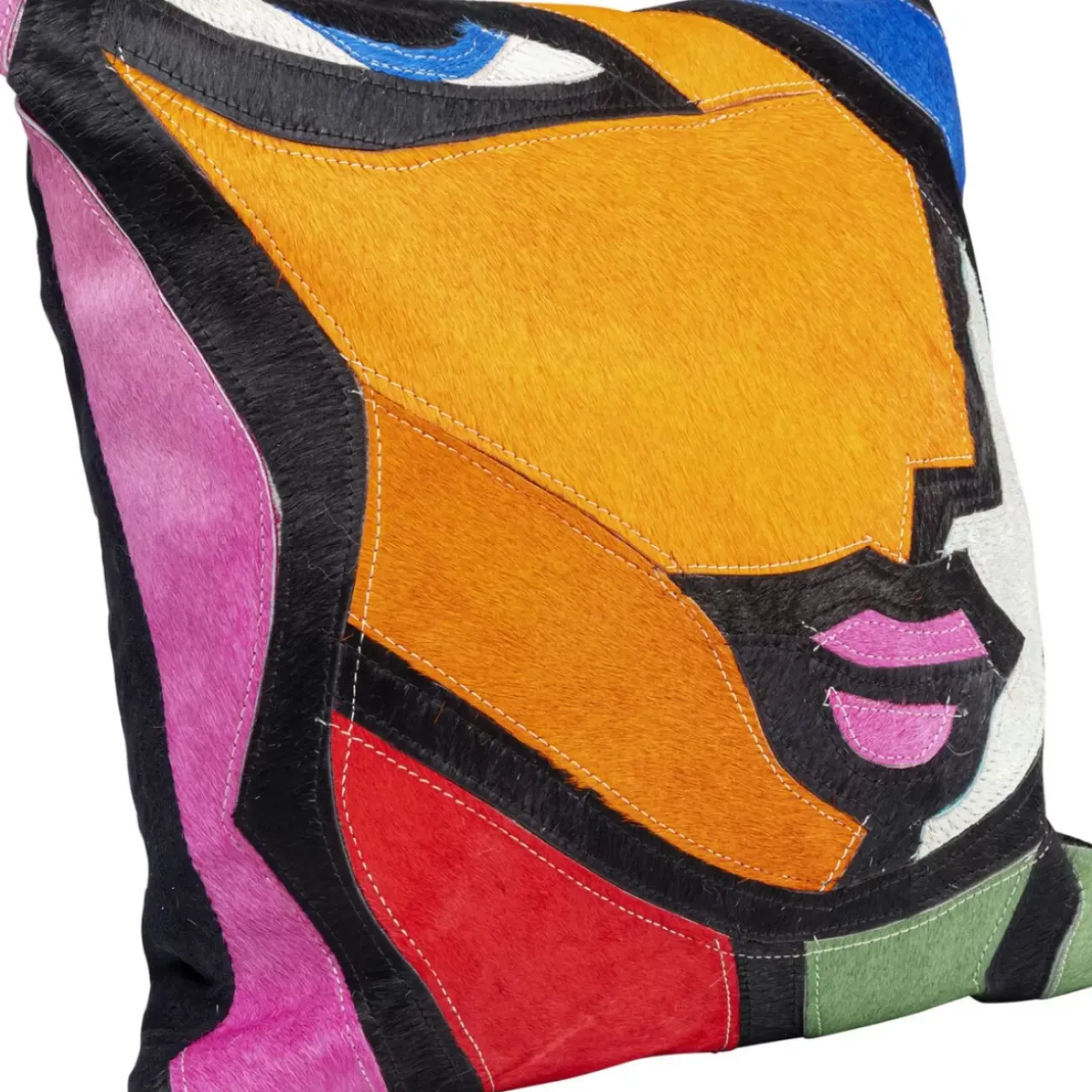 Kissen|KARE Design Kissen Abstract Lady Face 40X40Cm