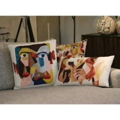 Kissen|KARE Design Kissen Artistic Face 45X45Cm