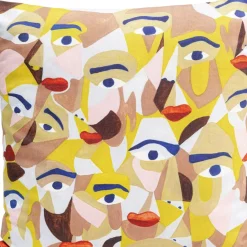 Kissen|KARE Design Kissen Artistic Faces 45X45Cm