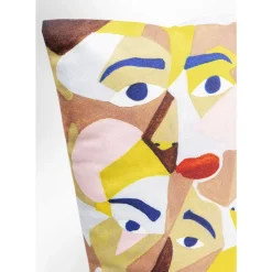Kissen|KARE Design Kissen Artistic Faces 45X45Cm