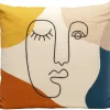 Kissen|KARE Design Kissen Face Art Multi 50X50Cm