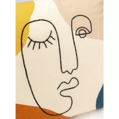 Kissen|KARE Design Kissen Face Art Multi 50X50Cm
