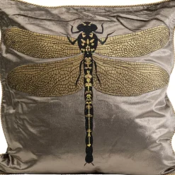 Kissen|KARE Design Kissen Glitter Dragonfly Braun 40X40Cm