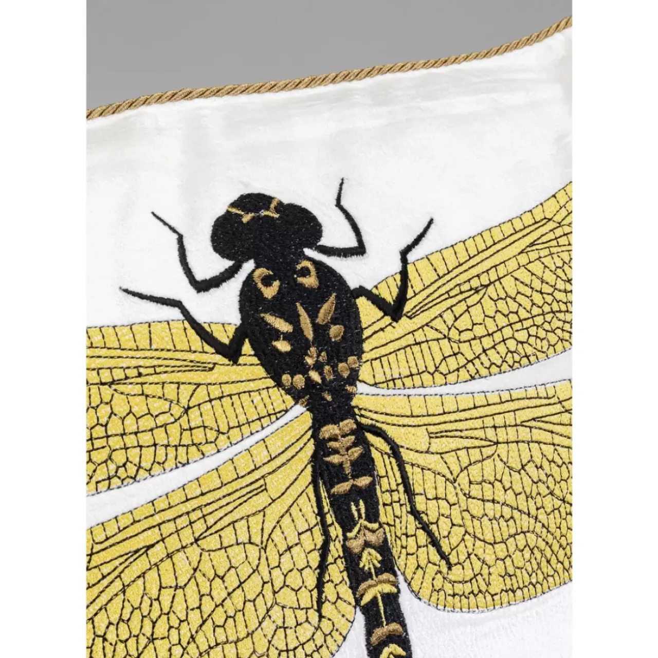 Kissen|KARE Design Kissen Glitter Dragonfly Weis 40X40Cm