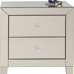 Kommoden & Sideboards|KARE Design Kommode Klein Luxury Champagne 2 Schube