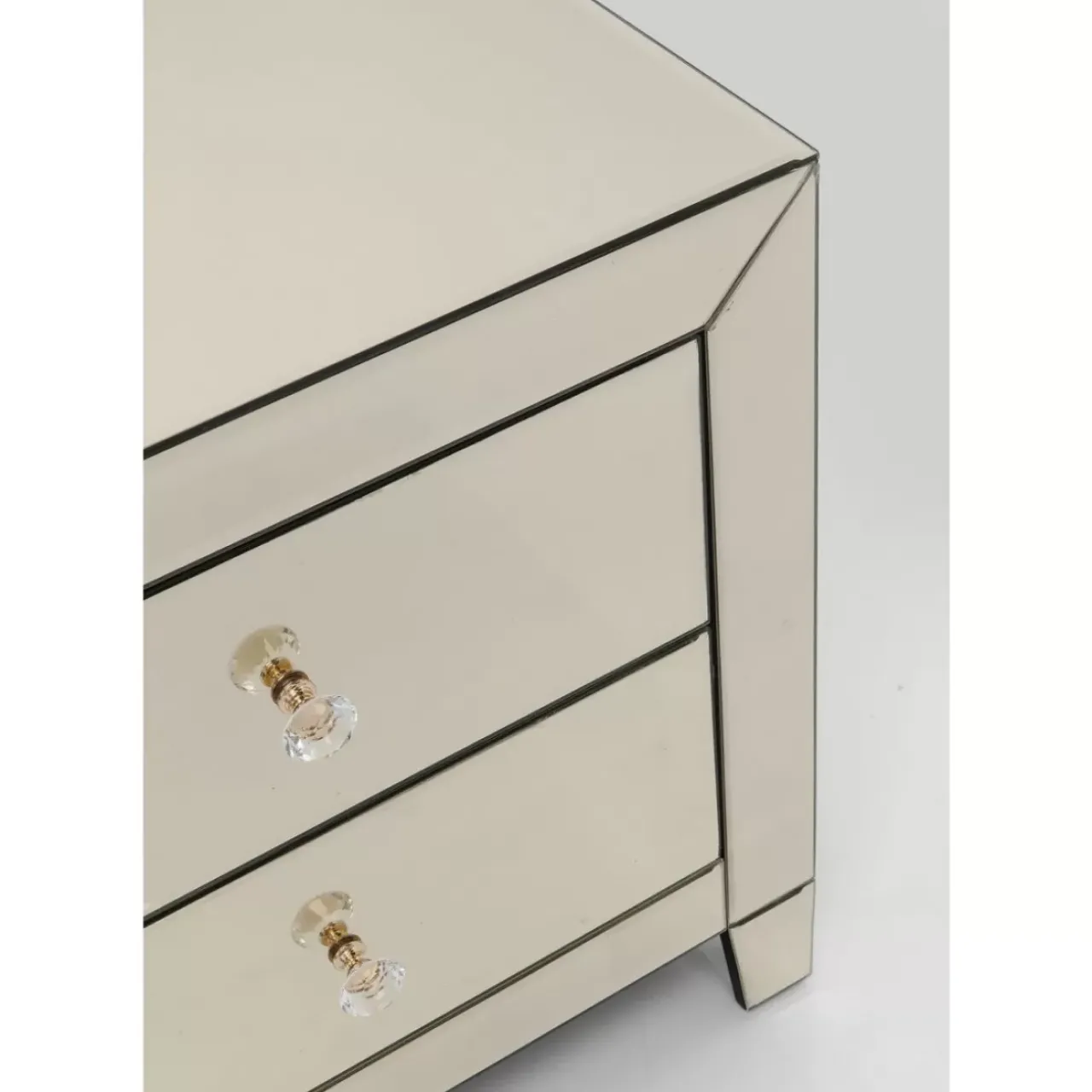 Kommoden & Sideboards|KARE Design Kommode Klein Luxury Champagne 2 Schube