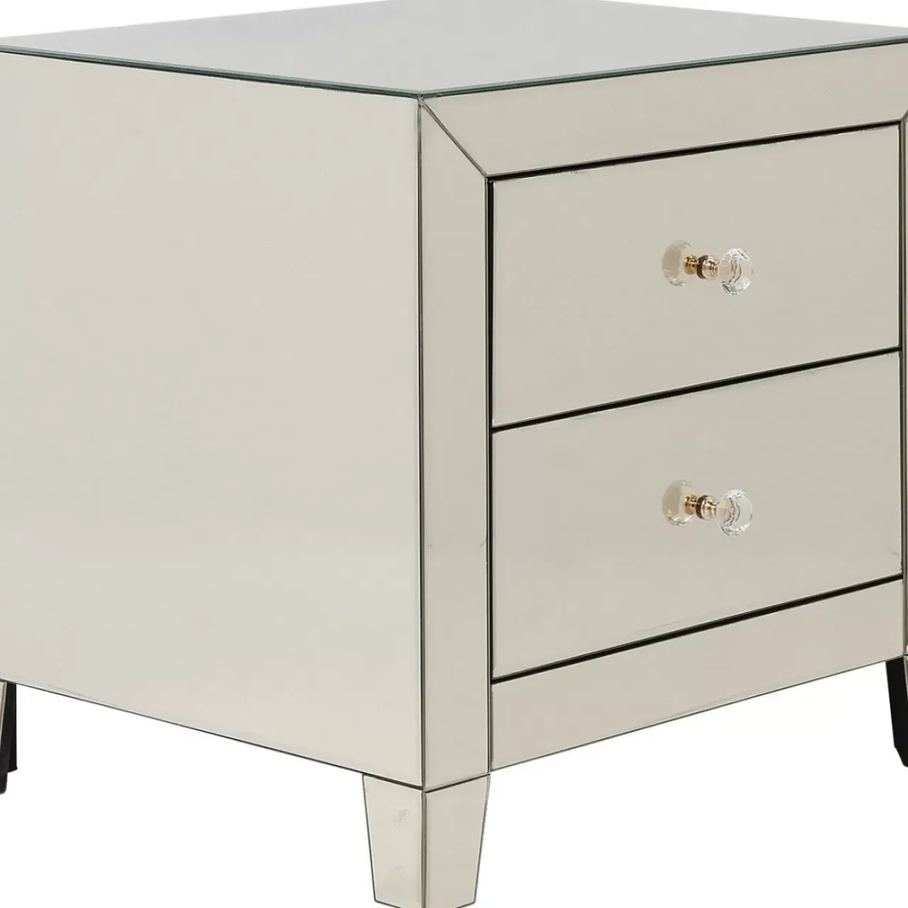 Kommoden & Sideboards|KARE Design Kommode Klein Luxury Champagne 2 Schube