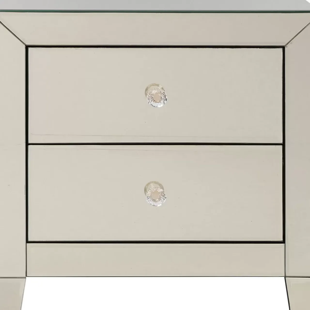 Kommoden & Sideboards|KARE Design Kommode Klein Luxury Champagne 2 Schube
