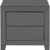 Kommoden & Sideboards|KARE Design Kommode Klein Luxury Push 2 Schube Grau