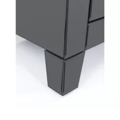 Kommoden & Sideboards|KARE Design Kommode Klein Luxury Push 2 Schube Grau