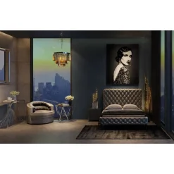 Kommoden & Sideboards|KARE Design Kommode Klein Luxury Push 2 Schube Grau
