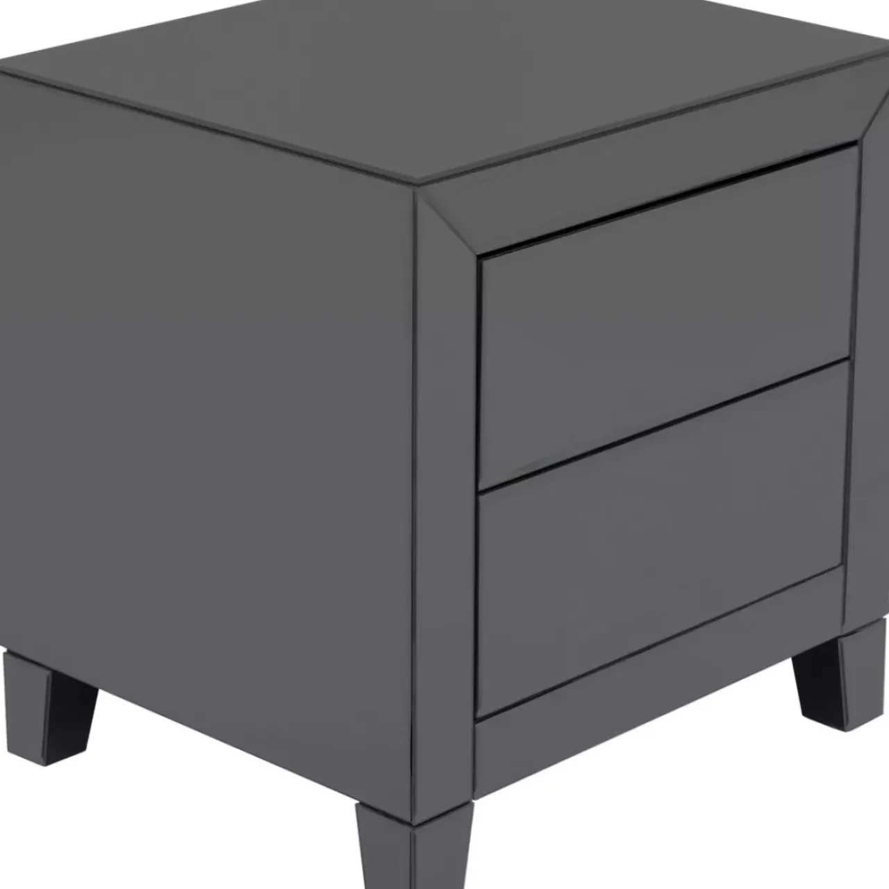 Kommoden & Sideboards|KARE Design Kommode Klein Luxury Push 2 Schube Grau