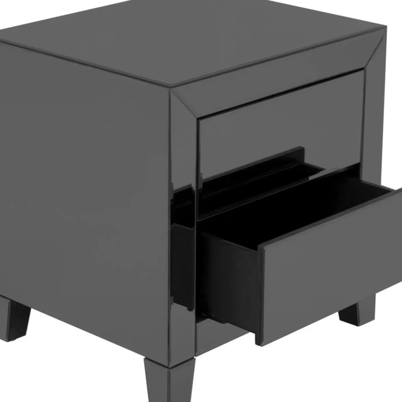 Kommoden & Sideboards|KARE Design Kommode Klein Luxury Push 2 Schube Grau