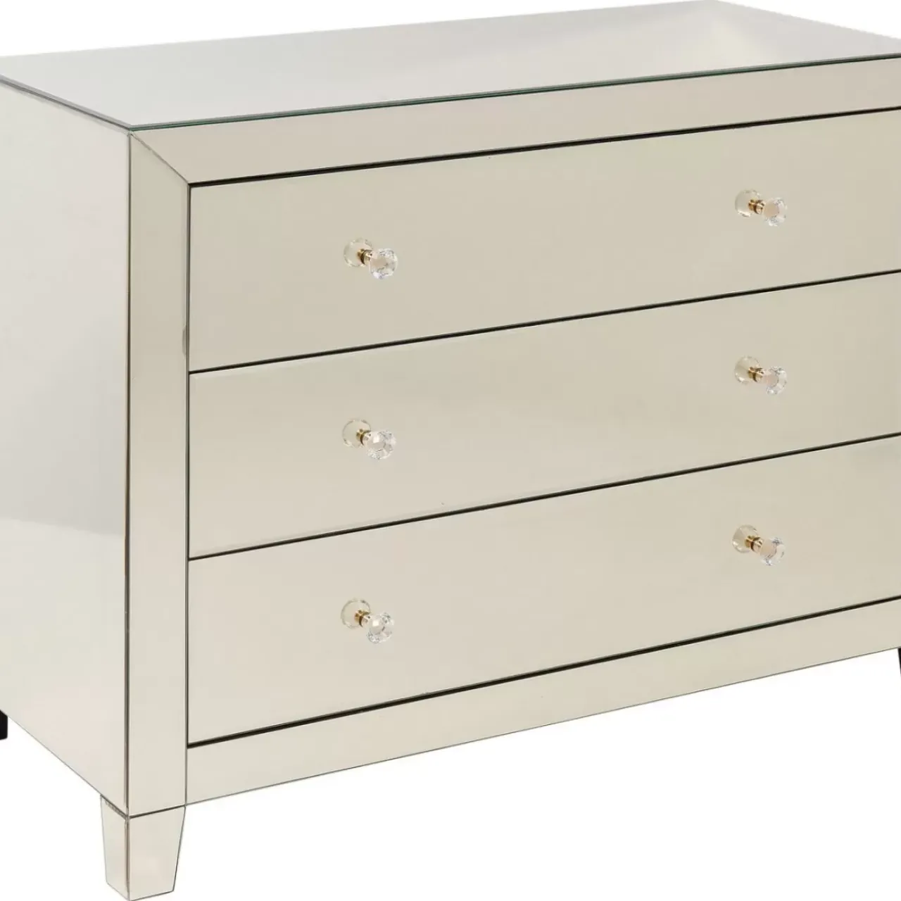 Kommoden & Sideboards|KARE Design Kommode Luxury Champagne 3 Schube
