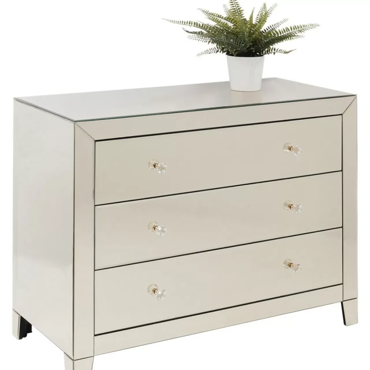 Kommoden & Sideboards|KARE Design Kommode Luxury Champagne 3 Schube