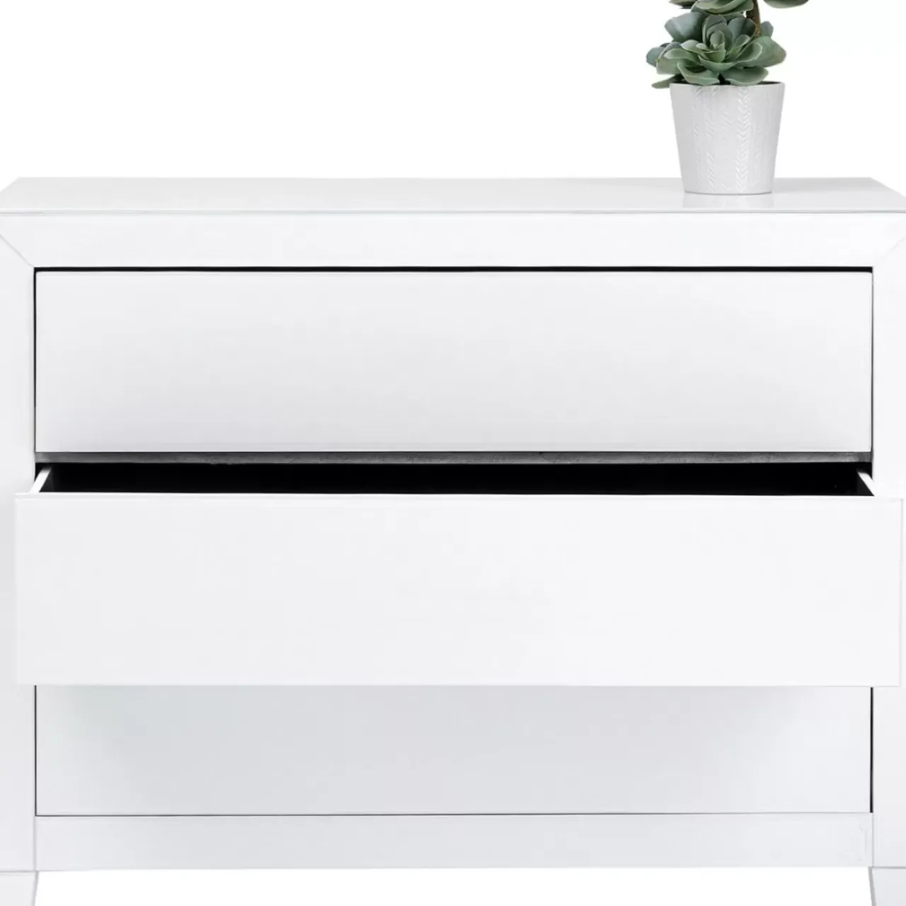 Kommoden & Sideboards|KARE Design Kommode Luxury Push 3 Schube Weiss